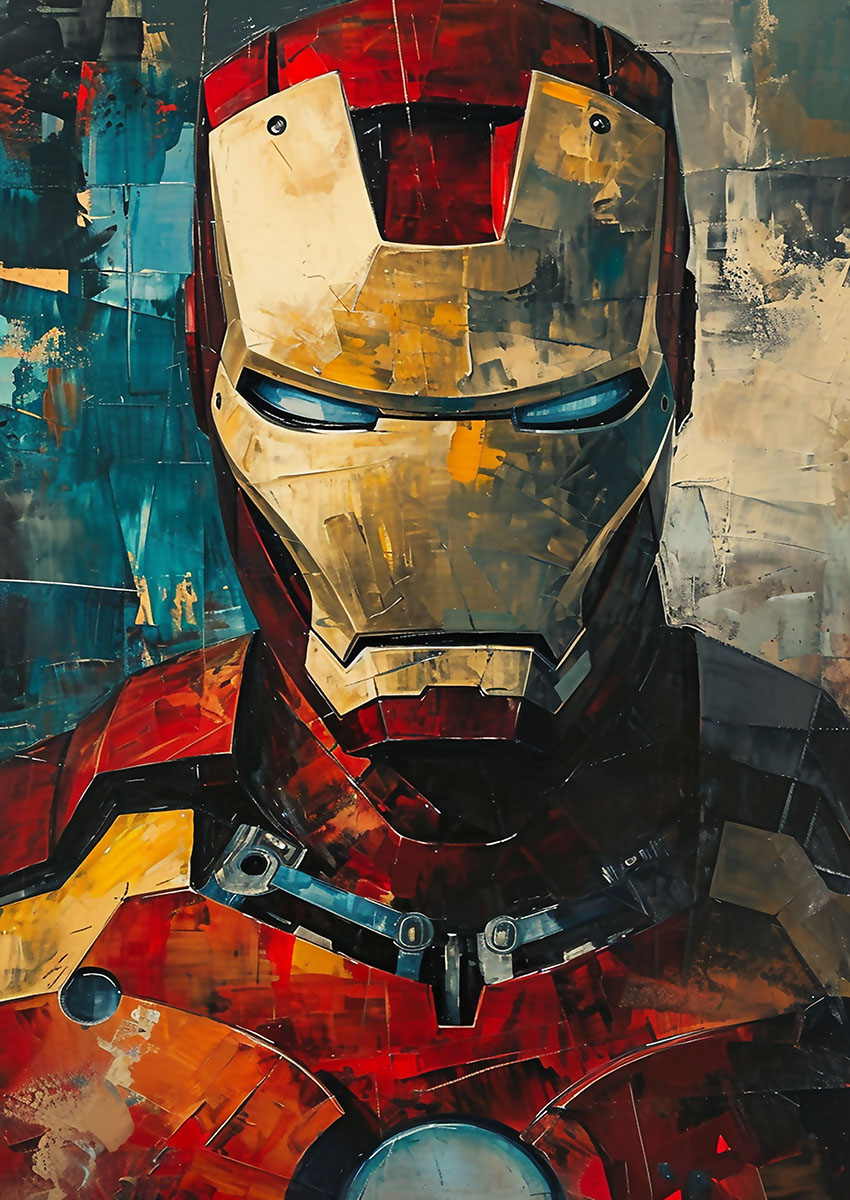 Iron Man Canvas Print & Poster Wall Art - AI PRINT LAB